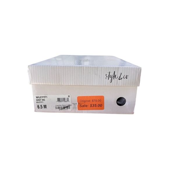 Style & Co -  Grey Fashion Ankle Bootie - Wiley F1 - Women’s Size 6.5 - Picture 10 of 10